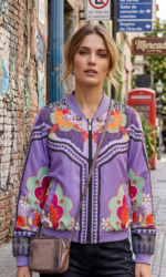 BOMBER FLORENCE LILA - Imagen 3