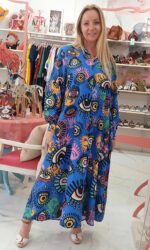 VESTIDO OJOS LARGO - Imagen 3