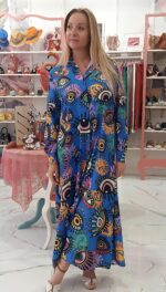 VESTIDO OJOS LARGO - Imagen 2