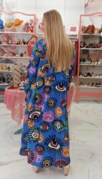 VESTIDO OJOS LARGO - Imagen 4