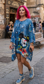 VESTIDO PONCHO MAKEDA - Imagen 2