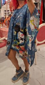 VESTIDO PONCHO MAKEDA - Imagen 4