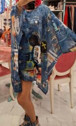 VESTIDO PONCHO MAKEDA - Imagen 5