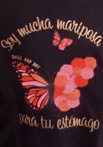 SUDADERA SOY MUCHA MARIPOSA - Imagen 3