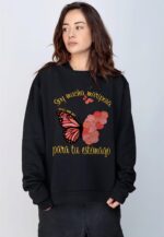 SUDADERA SOY MUCHA MARIPOSA - Imagen 2