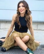 MINI FALDA TUL MOSTAZA - Imagen 2