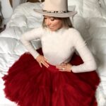 MINI FALDA TUL BURDEOS