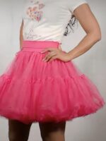 MINI FALDA TUL ROSA FRESA - Imagen 3