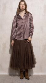 FALDA VERONA CHOCOLATE - Imagen 2