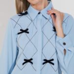CAMISA COQUETA AZUL