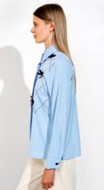 CAMISA COQUETA AZUL - Imagen 4