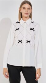 CAMISA COQUETA BLANCA - Imagen 2