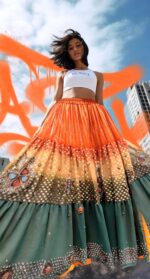 FALDA TRICOLOR MOD.5 - Imagen 2