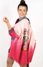 SOBRECAMISA TEDDY ROSA