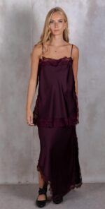 FALDA AUREA BURDEOS - Imagen 3