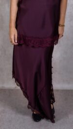 FALDA AUREA BURDEOS - Imagen 4