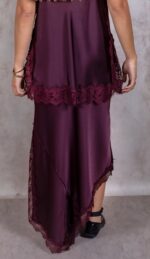 FALDA AUREA BURDEOS - Imagen 6