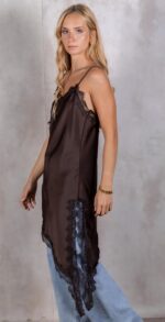 VESTIDO AUREA CHOCOLATE - Imagen 2