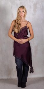 VESTIDO AUREA BURDEOS