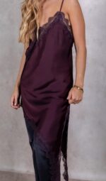 VESTIDO AUREA BURDEOS - Imagen 2