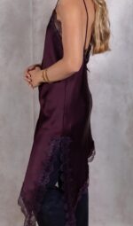 VESTIDO AUREA BURDEOS - Imagen 4