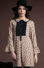 VESTIDO LEONOR BEIGE - Imagen 2