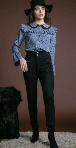 CAMISA LEONOR AZUL - Imagen 2