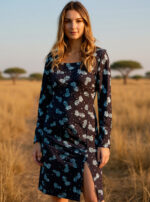 VESTIDO TIGER NIGHT LICRA - Imagen 4