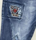 JEANS PARCHES BOTONES - Imagen 2
