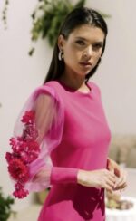 VESTIDO 1701 FUCSIA - Imagen 2