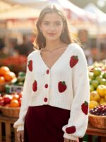 CARDIGAN FRESAS