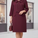 VESTIDO VALERIA GRANATE