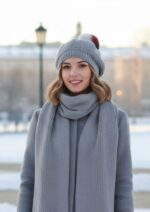 CONJUNTO GORRO/BUF/GUANTES GRIS - Imagen 2