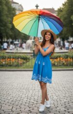 MAXI PARAGUAS ARCOIRIS