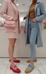 ZAPATO BROGUE ROSA - Imagen 3