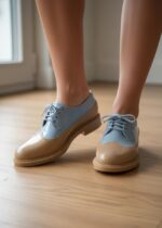 ZAPATO BROGUE AZUL - Imagen 2