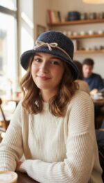 GORRO DE LANA JASPEADA - Imagen 2