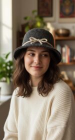 GORRO DE LANA JASPEADA - Imagen 3