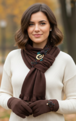 JUEGO BUFANDA GUANTES 208