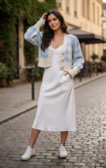 CARDIGAN ANNE AZUL - Imagen 4