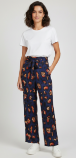 PANTALON ANIMAL PRIN AZUL - Imagen 2