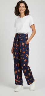 PANTALON ANIMAL PRIN AZUL - Imagen 3