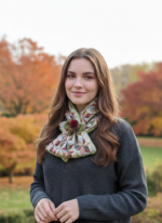 CUELLO PLUMA Y COLLAR GEOMETRICO - Imagen 2