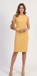 VESTIDO HIEDRA MOSTAZA - Imagen 3