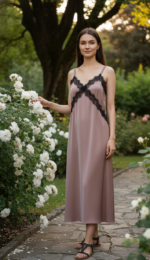 VESTIDO SHINY CASTAÑO