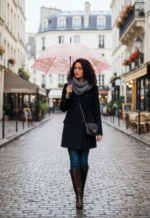 PARAGUAS VINTAGE ROSA - Imagen 2