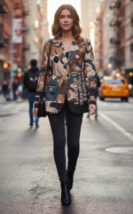 AMERICANA CAMUFLAJE SNOOPY - Imagen 2