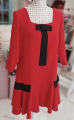 VESTIDO VALMI ROJO - Imagen 4