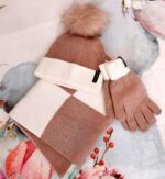 CONJUNTO GORRO/BUF/GUANTES NUDE - Imagen 2