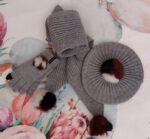 CONJUNTO GORRO/BUF/GUANTES GRIS - Imagen 4